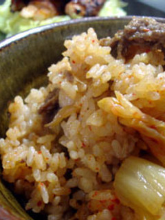 ★牛肉とキムチのご飯-レシピのメイン写真