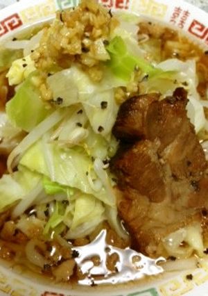 最近流行り？のワイルド系ラーメン-レシピのメイン写真