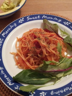 ナポリタン風トマトパスタ-レシピのメイン写真