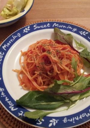 ナポリタン風トマトパスタ-レシピのメイン写真