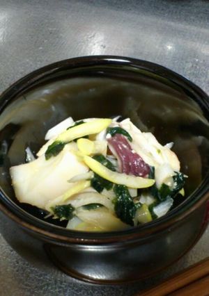 たことわかめの酢味噌あえ-レシピのメイン写真