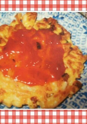 うどんのお好み焼き-レシピのメイン写真