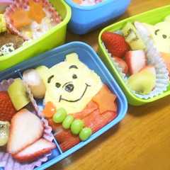 くまのプーさんキャラ弁-レシピのメイン写真