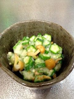 オクラとなめこのネバトゥル和え☆-レシピのメイン写真