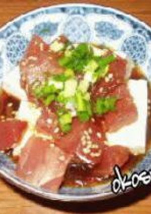 まぐろづけ豆腐-レシピのメイン写真