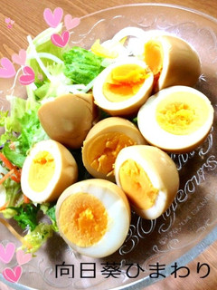 簡単☆煮卵 煮玉子風☆味付け酢卵-レシピのメイン写真