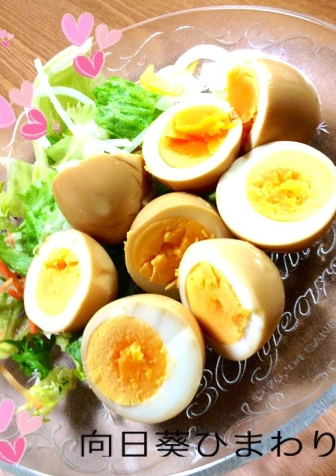 簡単☆煮卵 煮玉子風☆味付け酢卵-レシピのメイン写真