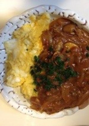 オムハヤシライス-レシピのメイン写真