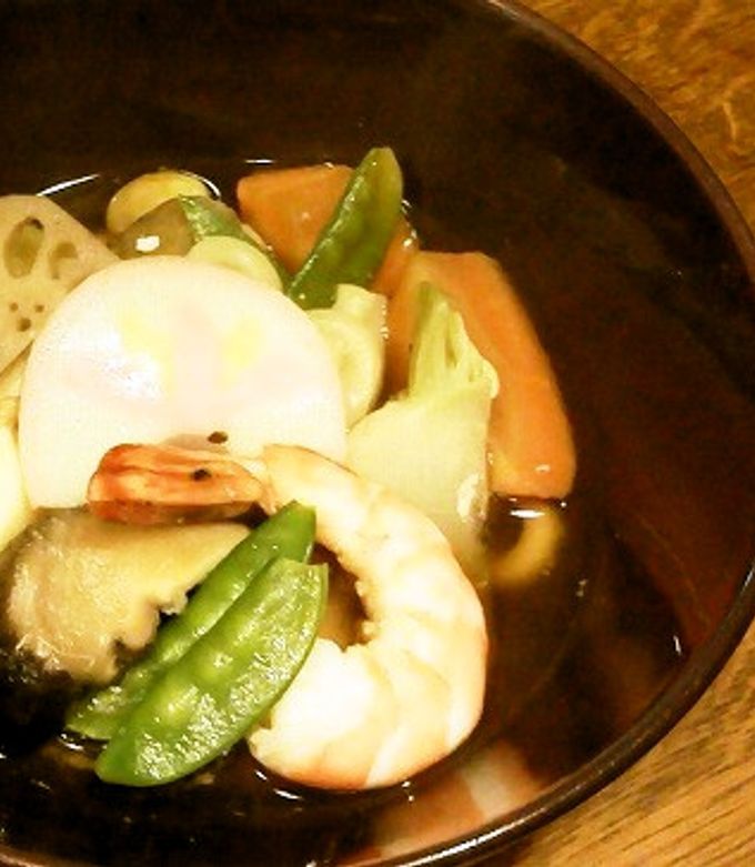 ラジオで紹介☆煮しめde豪華うどん-レシピのメイン写真