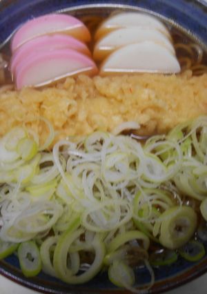 年越しそば・長ねぎたっぷり、海老天入り-レシピのメイン写真