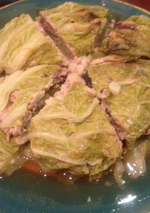 土鍋で白菜のミルフィーユ-レシピのメイン写真