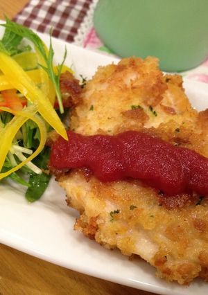生活クラブの鶏むね肉ジューシーカツ-レシピのメイン写真