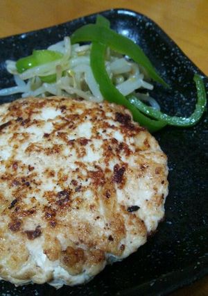 簡単鶏ミンチで和風ハンバーグ-レシピのメイン写真