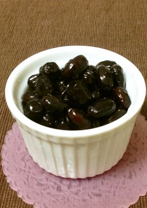 2時間で簡単❤黒豆の蜂蜜煮❤圧力鍋使用-レシピのメイン写真