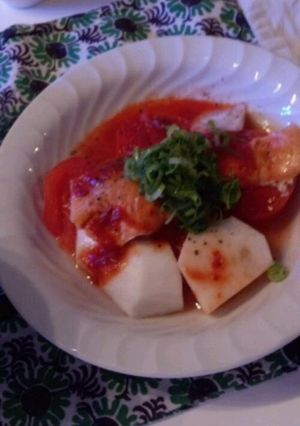 鮭と野菜のレンジ蒸し ピリ辛ケチャ風味-レシピのメイン写真