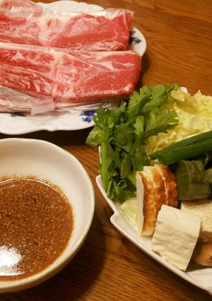 しゃぶしゃぶ☆ゴマだれ♪-レシピのメイン写真