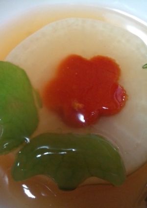松竹梅の風呂吹き大根【お節にも】-レシピのメイン写真