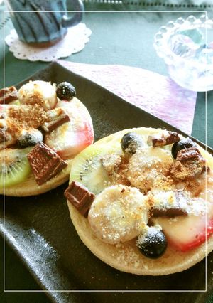 フレッシュ果実の塩チョコミルキートースト-レシピのメイン写真
