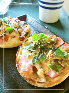 厚切りベーコンと椎茸の和トースト-レシピのメイン写真