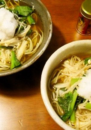きのこおろし蕎麦-レシピのメイン写真