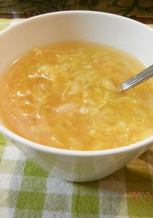 白菜と生姜のスープ-レシピのメイン写真