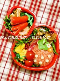 キャラ弁*いちごちゃんおにぎり-レシピのメイン写真