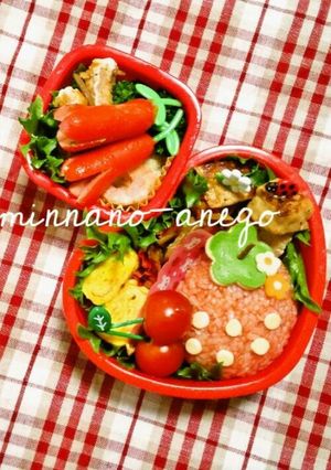 キャラ弁＊いちごちゃんおにぎり-レシピのメイン写真