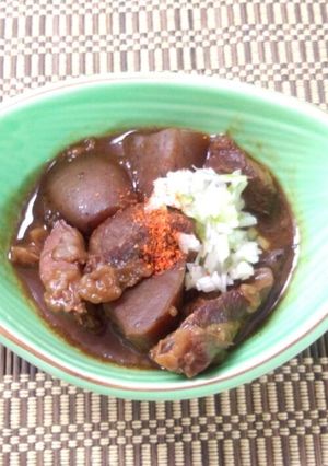 牛スジ煮込み（みそ味）-レシピのメイン写真
