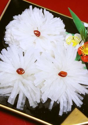 菊花大根・菊花かぶ☆おせちの酢の物-レシピのメイン写真