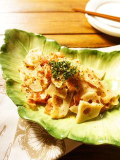 蓮根とベーコンのハニーマスタード炒め-レシピのメイン写真