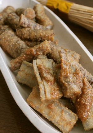 おせちに！醤油麹deたたきごぼう-レシピのメイン写真