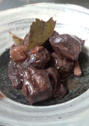 ワインに合う◆砂肝の赤ワイン煮◆-レシピのメイン写真