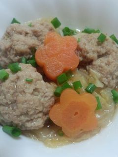 ♡ふゎふゎ鶏団子の鍋♡-レシピのメイン写真