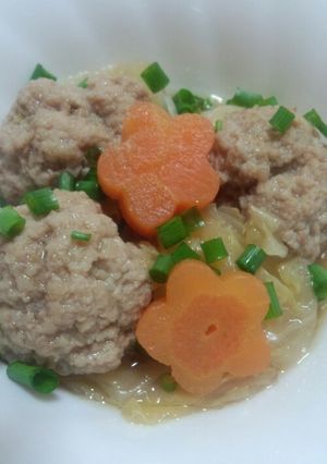 ♡ふゎふゎ鶏団子の鍋♡-レシピのメイン写真