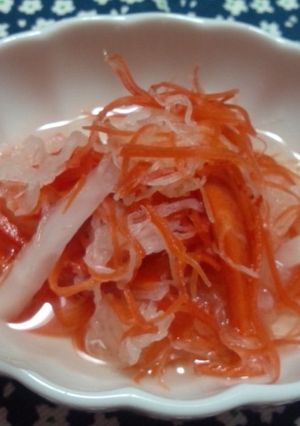 ２つの食感が楽しい♪紅白なます【お節に】-レシピのメイン写真