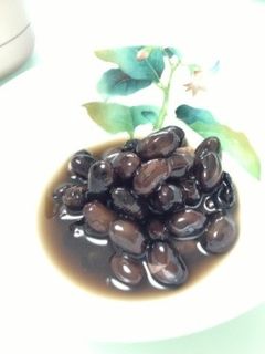 お正月の準備♫ツヤツヤ黒豆煮-レシピのメイン写真