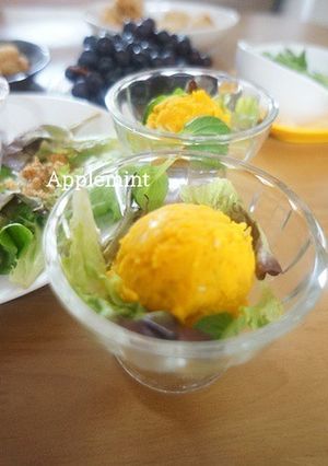 かぼちゃ＆シリアルのサラダシナモン風味-レシピのメイン写真