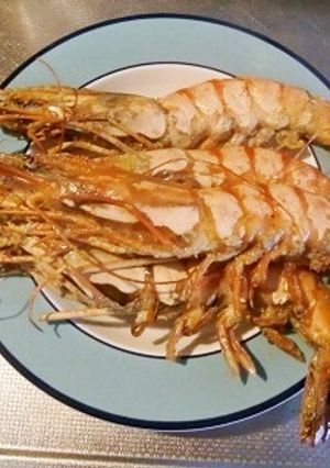 お正月の有頭エビも塩麹ジャムで簡単に。-レシピのメイン写真