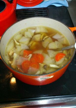 我が家の雑煮(スープ)-レシピのメイン写真