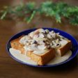 ホットミルクでグラタントースト