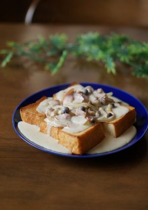 ホットミルクでグラタントースト-レシピのメイン写真