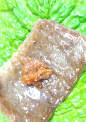 デスソース！サンチュで巻いて焼き肉の味噌-レシピのメイン写真