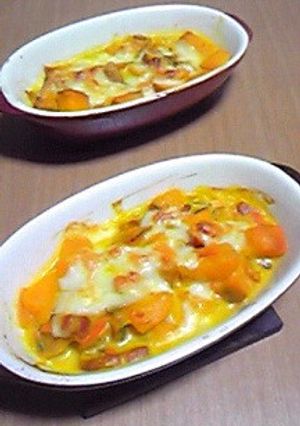 そのまんま南瓜グラタン-レシピのメイン写真