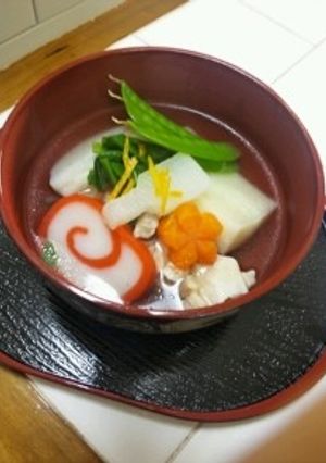 2013*お雑煮-レシピのメイン写真
