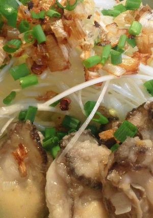野郎飯流・鶏白湯牡蠣出汁３種の葱ラーメン-レシピのメイン写真
