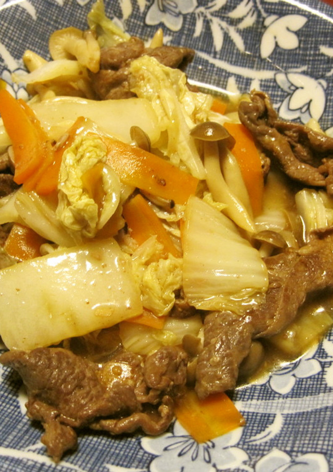 牛肉と白菜の中華炒め-レシピのメイン写真