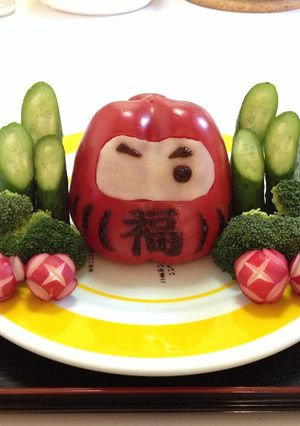 お正月だるま-レシピのメイン写真