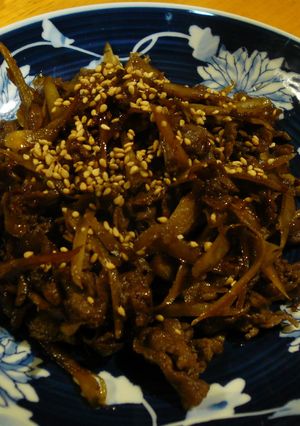 牛肉ごぼう☆お正月-レシピのメイン写真