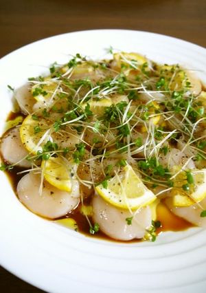 帆立とレモンのカルパッチョ♪-レシピのメイン写真