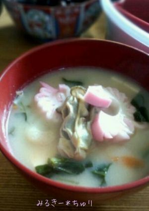 白味噌味＊お雑煮-レシピのメイン写真